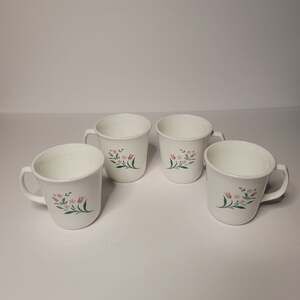 Corning Ware Rosemarie coffee mugs